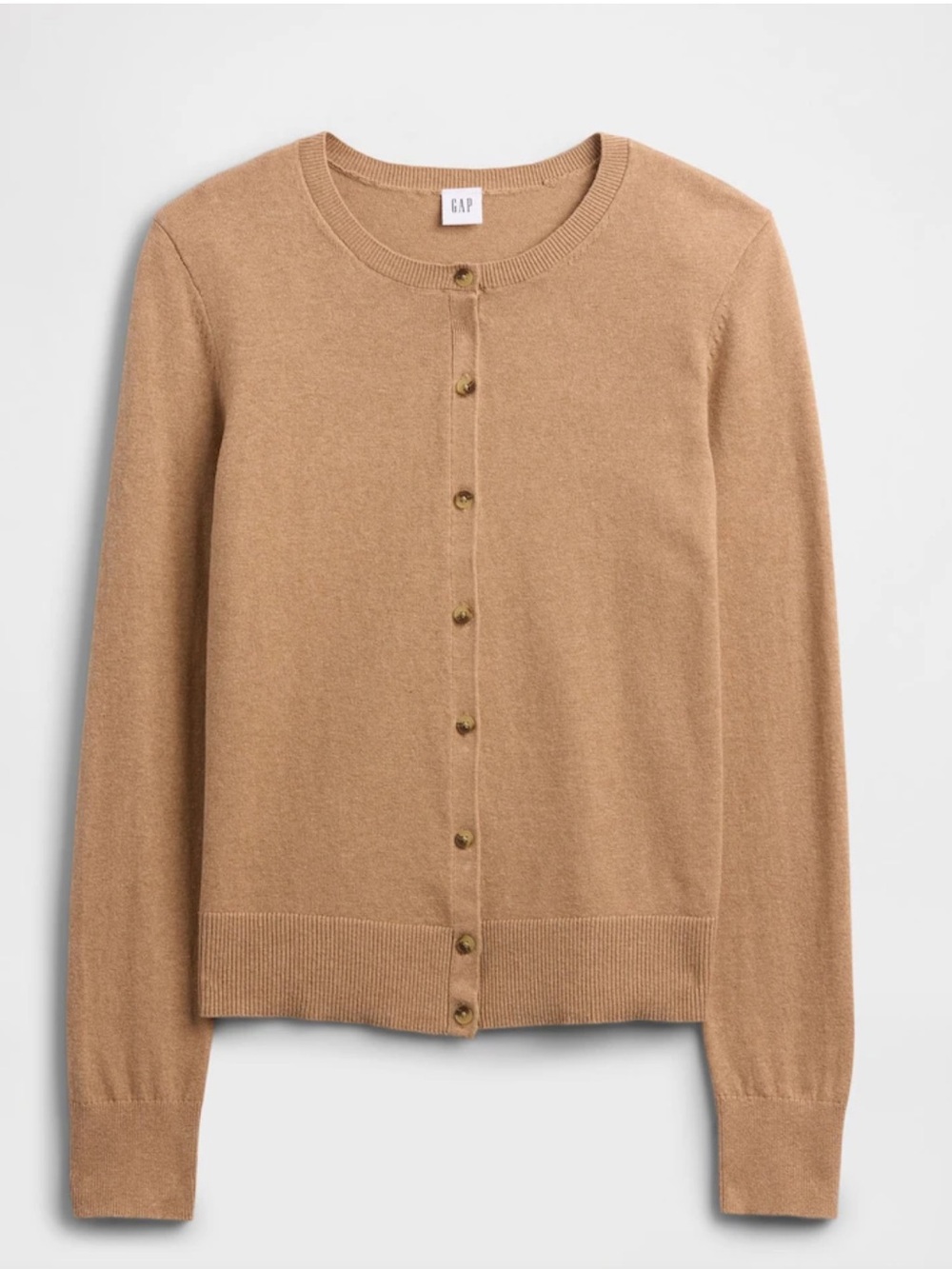 Tan CashSoft Gap Cardigan